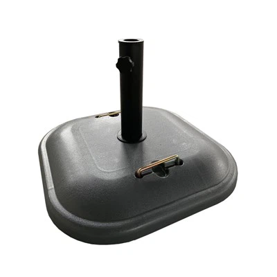 四角いコンクリートの傘ベースは塩水環境でも使用できますか?